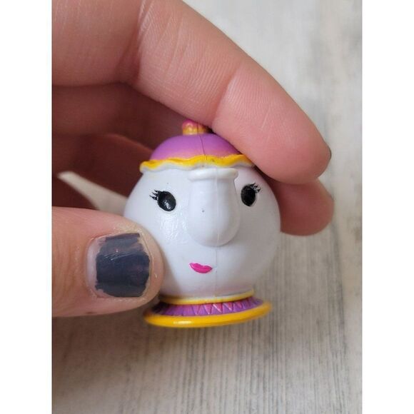 Mrs. Pott's beauty Beast mini teapot toy figure Disney Pixar - Picture 2 of 5